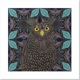 Great Horned Owl | Ornamental | Owl Lovers Posters and Art